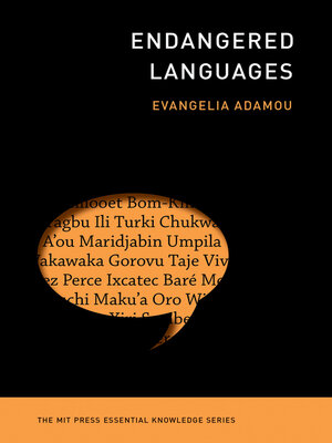 cover image of Endangered Languages